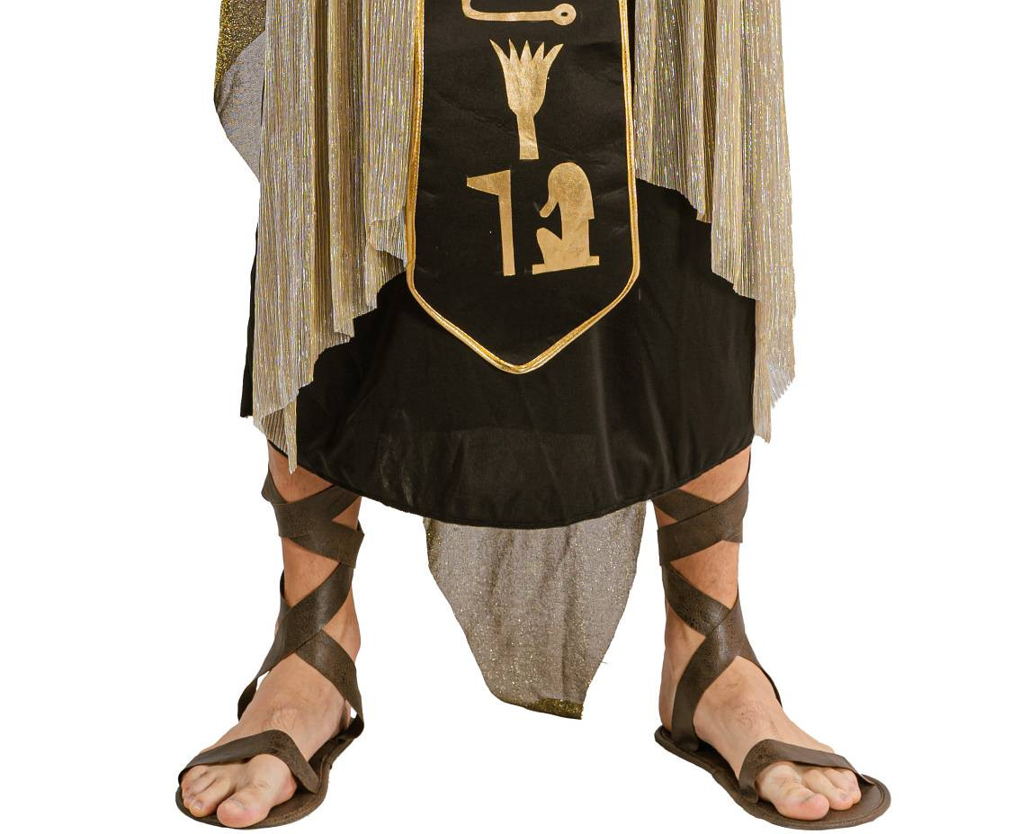Role play-set for adult Egiptian Pharaoh (headscarf, robe, cape, belt, wristbands), size 52